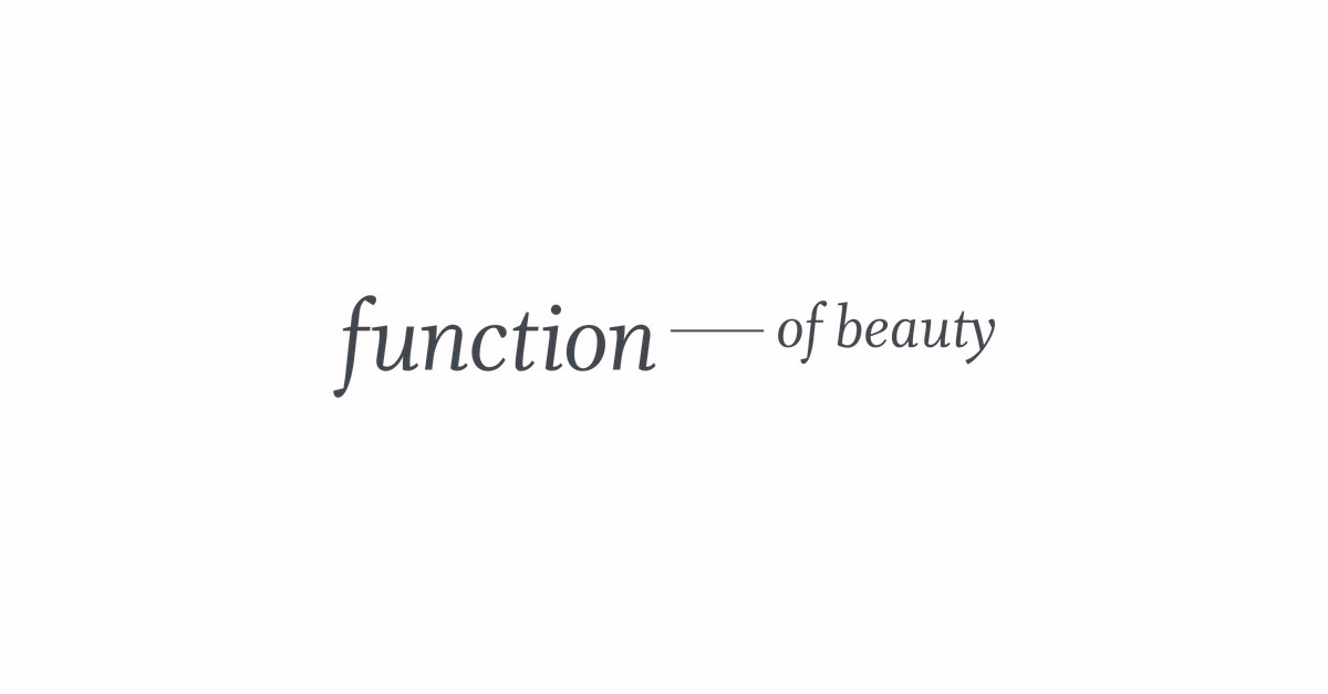 functionofbeauty.com